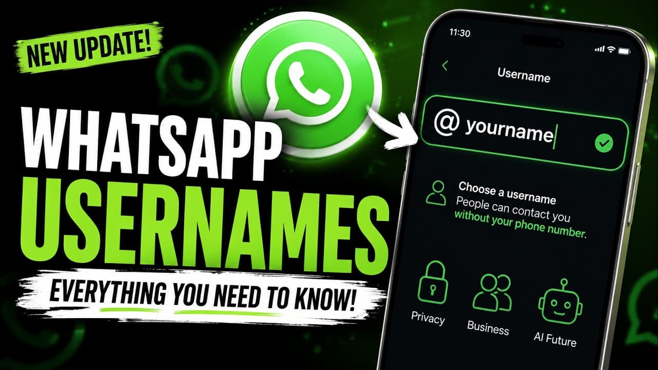 WhatsApp Usernames Explained : Everything You Need to Know (Privacy, AI & Business)