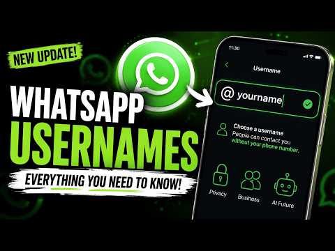 WhatsApp Usernames Explained : Everything You Need to Know (Privacy, AI & Business)