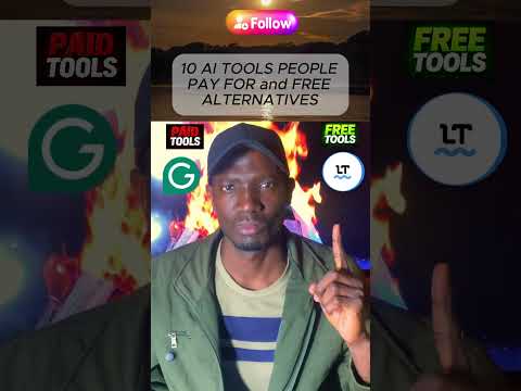 10 AI TOOLS PEOPLE PAY FOR and FREE ALTERNATIVES #aitools #chatgpt #aialternative #aivideogenerator
