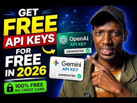 How to Get FREE OpenAI & Gemini API Keys (2026) | No Credit Card Required