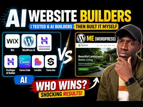 Can AI Really Build Better Websites Than Humans? I Tested 6 AI Builders.....