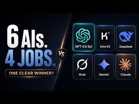 I Tested 6 AI Models on Real Work — The Winner Surprised Me