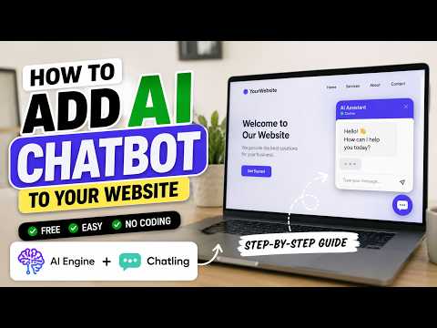 How to Add an AI Chatbot to Your Website (FREE) | AI Engine + Chatling Tutorial